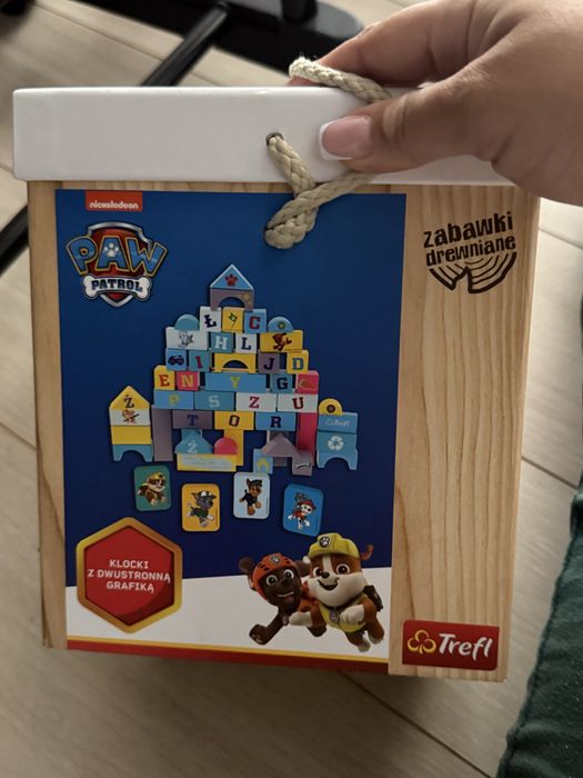 Klocki drewniane PSI PATROL  LITERKI