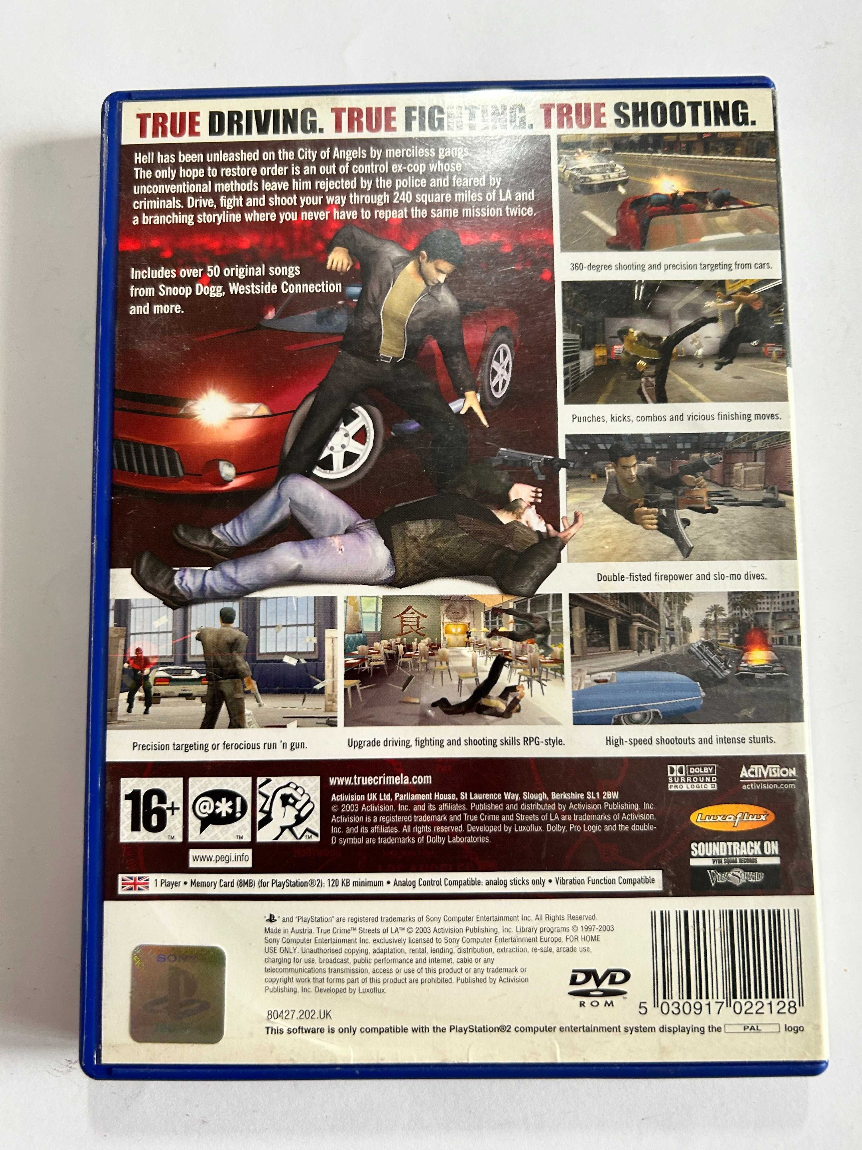 True crime Streets of LA Platinum PS2