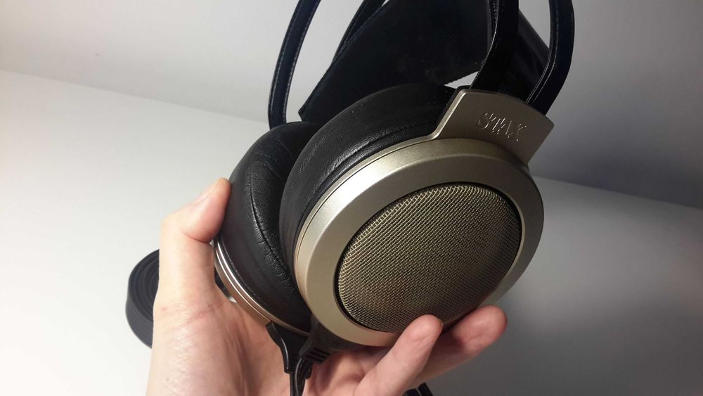 Stax SR-007 mk1 (złoto-czarne)