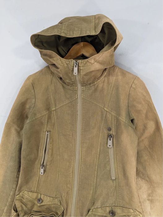 Винтажная джинсовая куртка Diesel с капюшоном