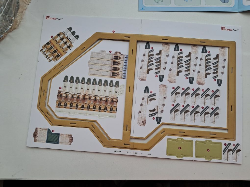 Puzzle 145elementowa papierowa układanka 3D Opactwo  Westminster