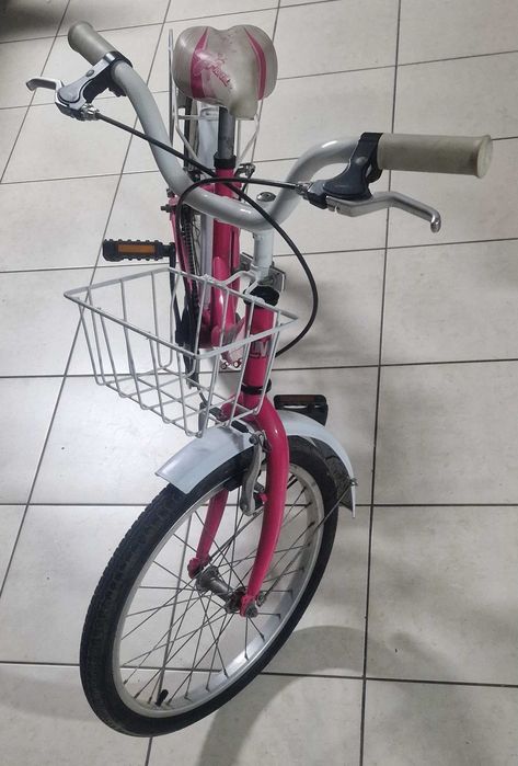 Bicicleta Menina com Cesto - Roda 20"