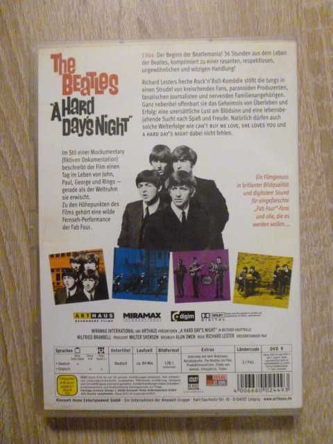 The BEATLES - A hard day's night - DVD ideał