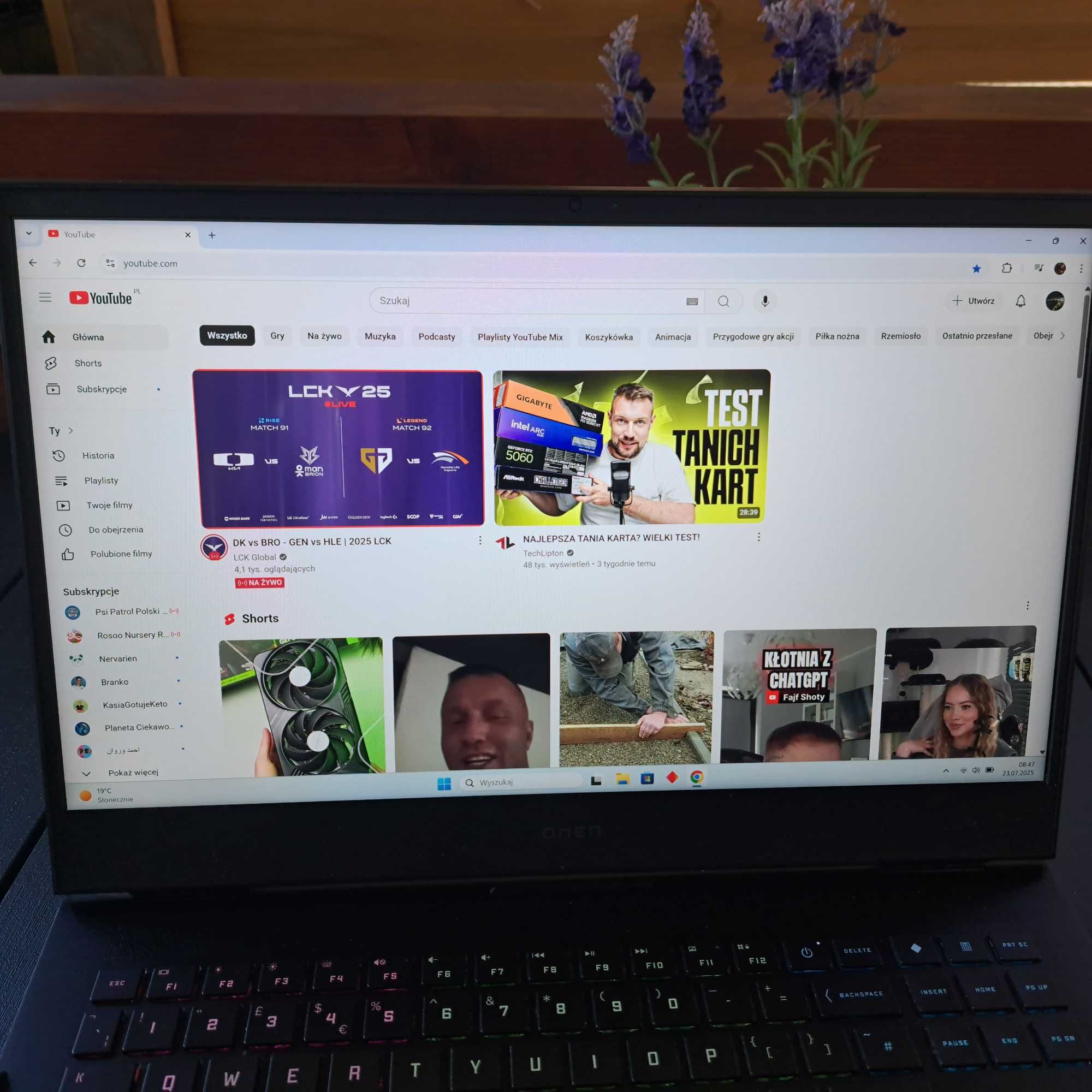 Laptop Omen i7 12700h  rtx 3070ti