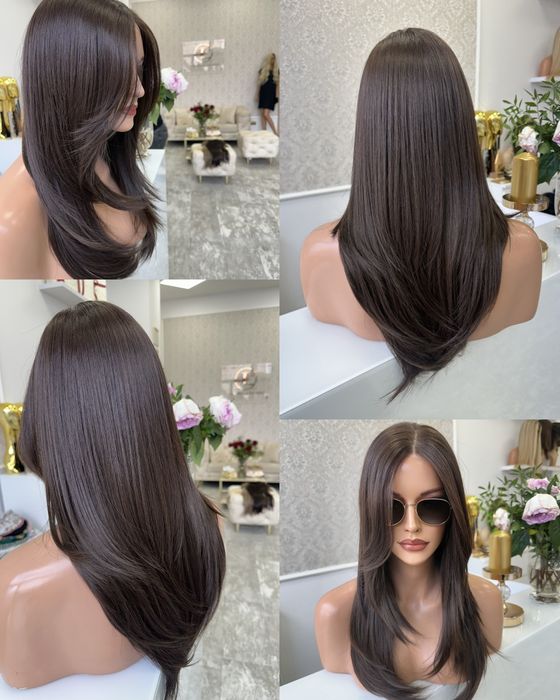 ‼️Натуральний парик Наращивание Волос Натуральна перука Wig