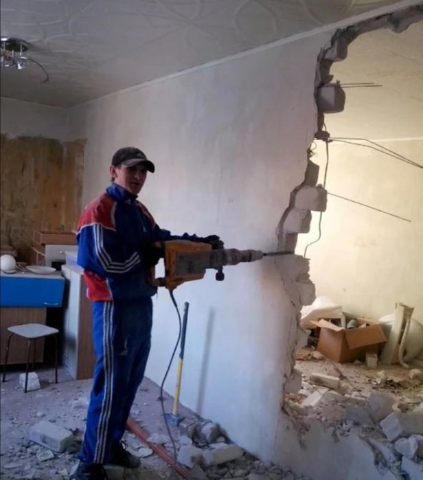 Строительные работы.Демонтаж.Траншеи.Ямы.Сантехник Копка стяжка