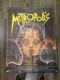 Metropolis- poster filme 1984, Giorgio Moroder, enorme, 1,56m x 1,16m