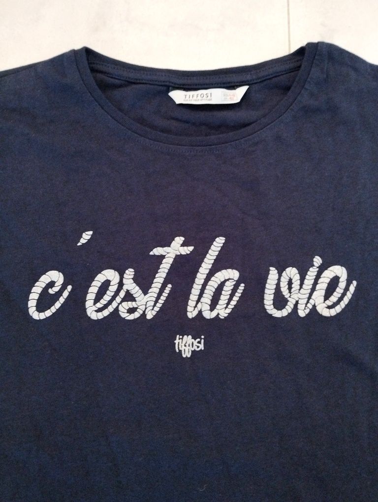 T-shirt Azul Marinha Nova da Toffosi