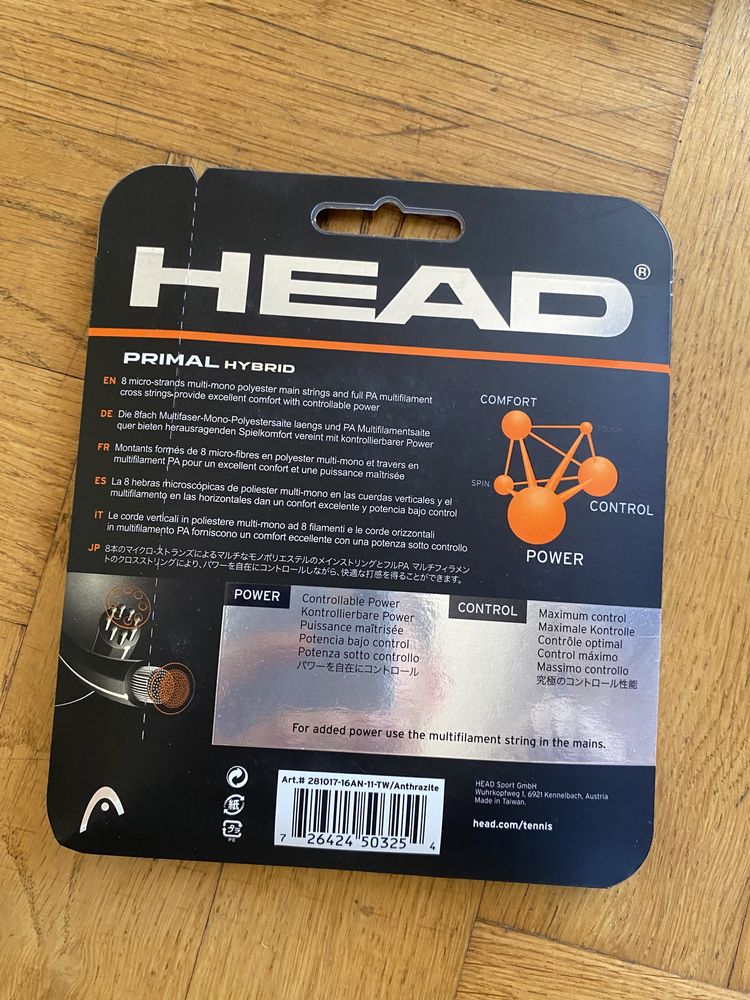 Head Primal Hybrid - naciąg tenisowy