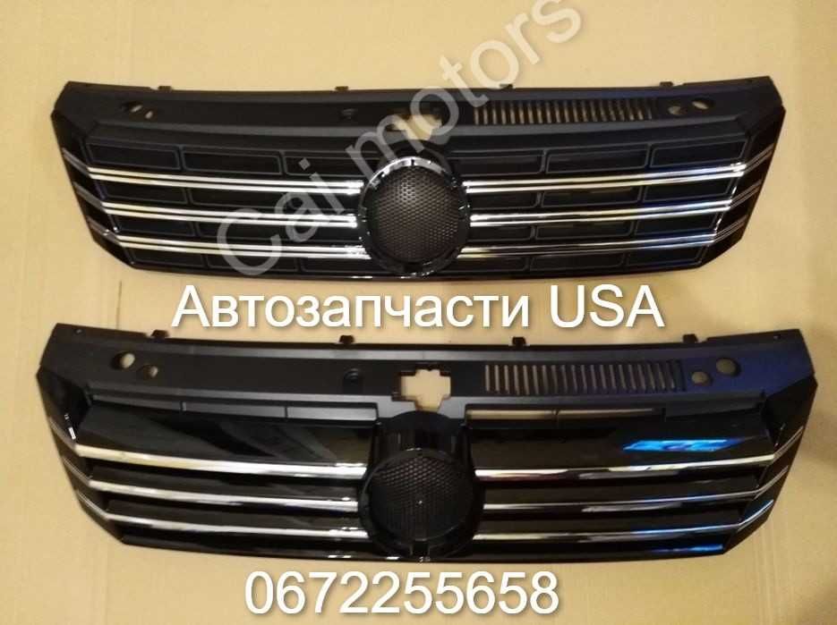 Решетка радиатора бампера центральная накладка Passat B8 B7 Jetta