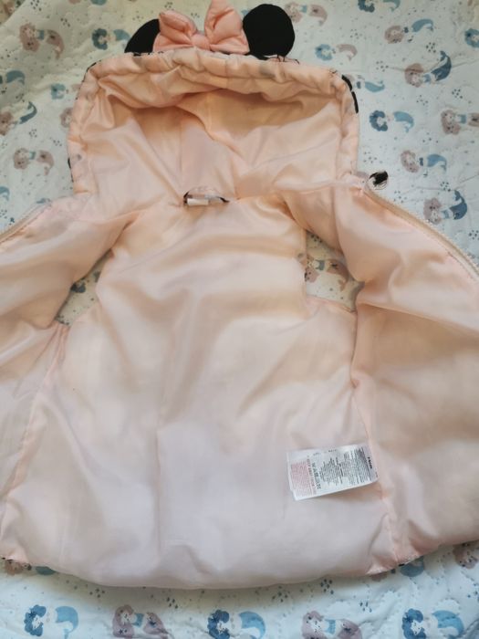 Gruby bezrękawnik  ocieplany na jesień.