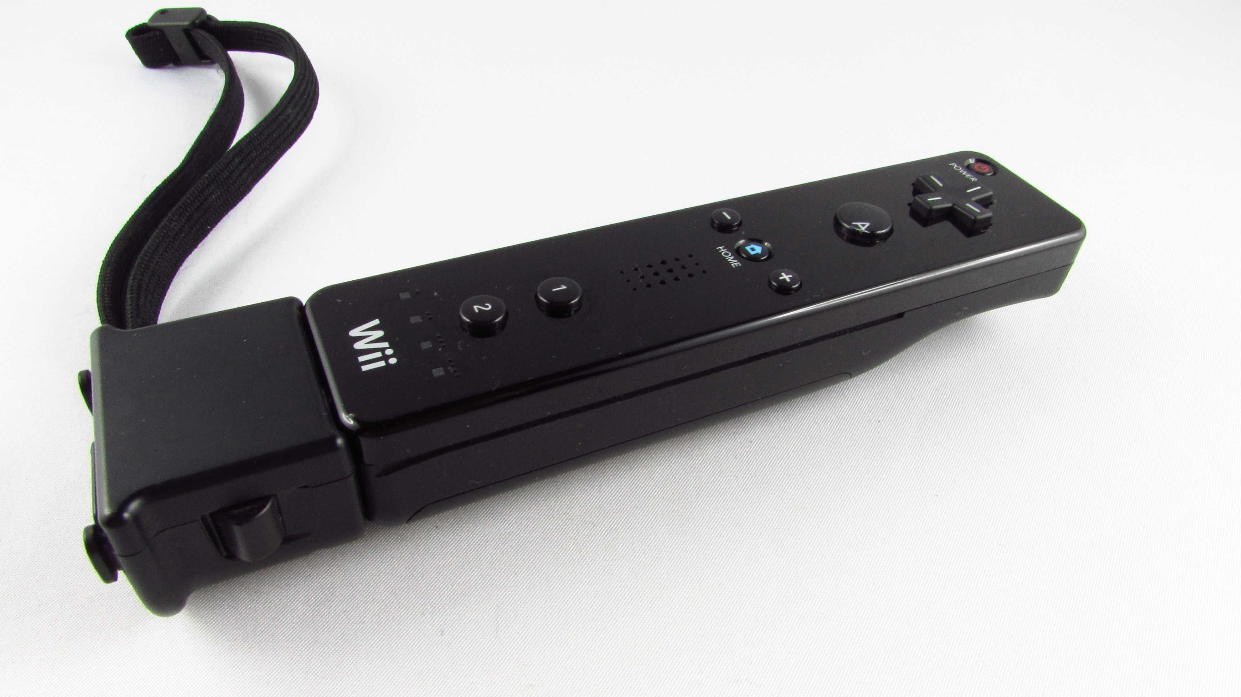 NINTENDO - Oryginalny Wii Remote Pilot + Motion Plus Czarne 1