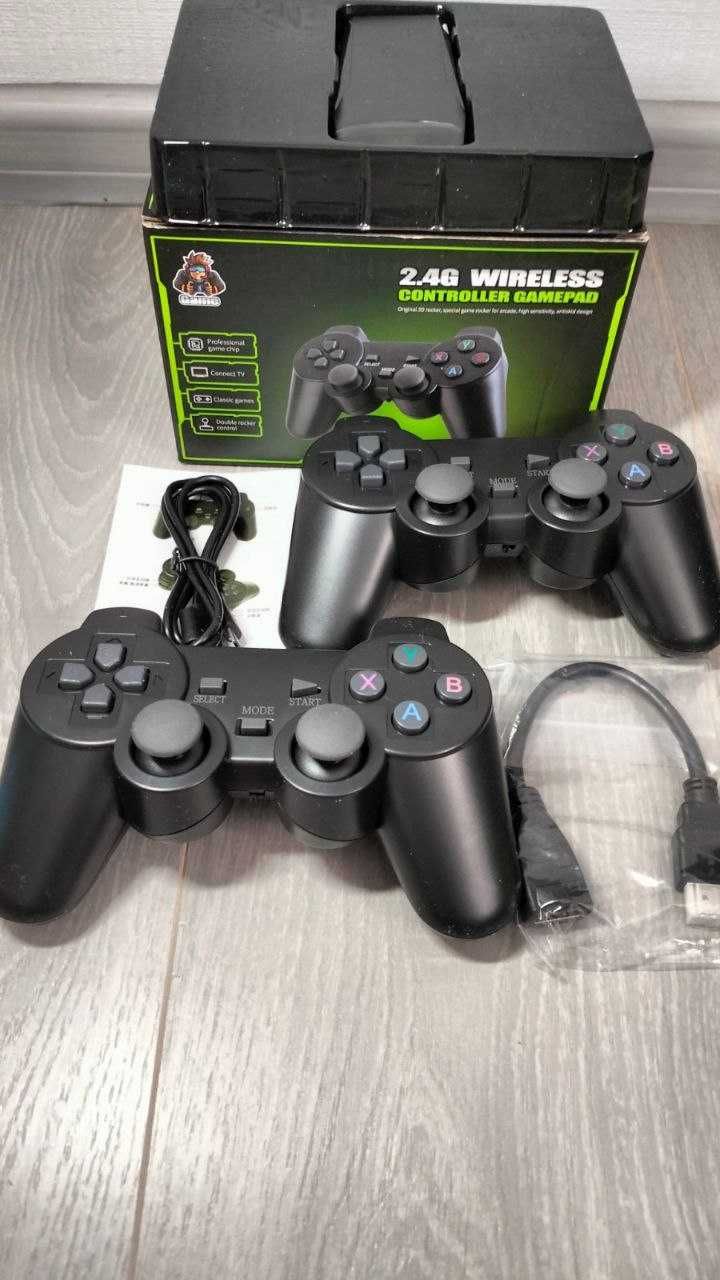 Приставка игровая 2,4 G 10000 игр 4К, 64G ретро игры.