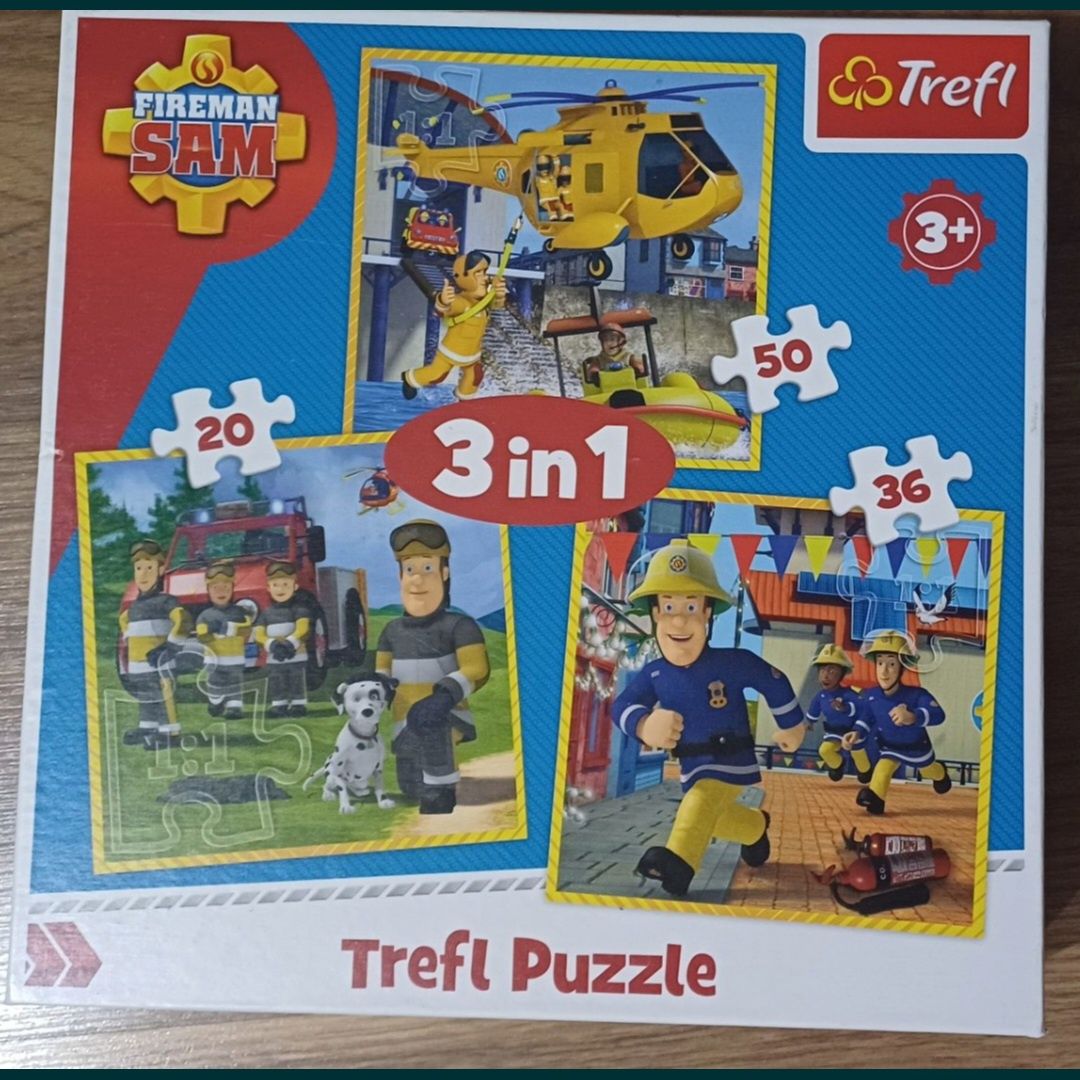 Puzzle 3w1 Strażak Sam Trefl