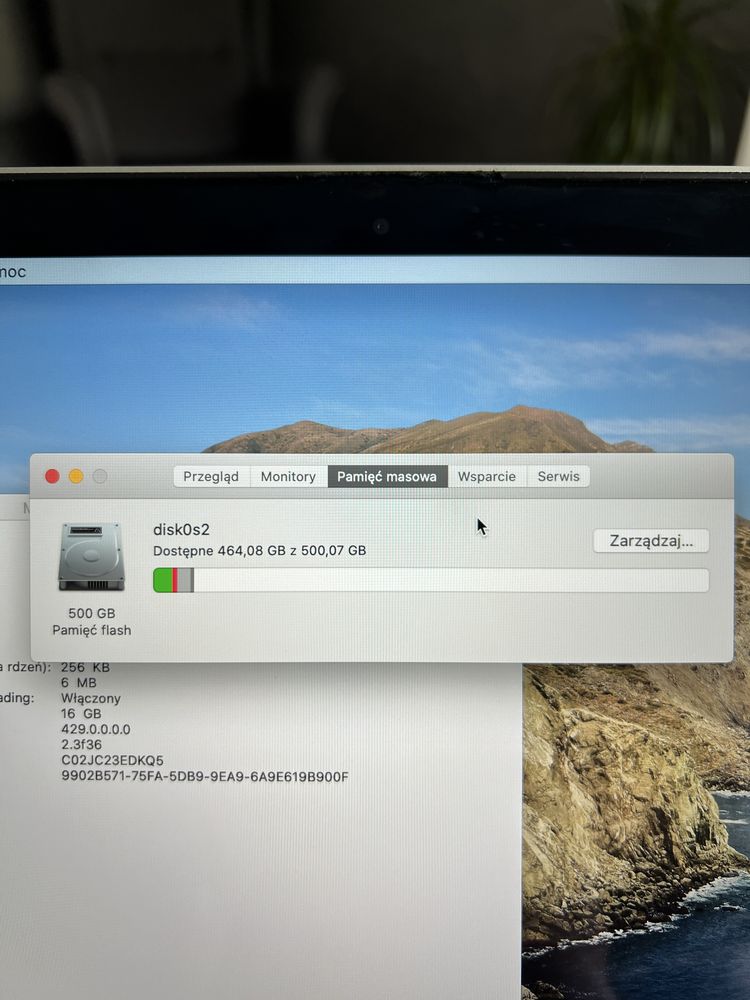 Macbook pro 2012 retina i7, 16gb ram 500gb dysk