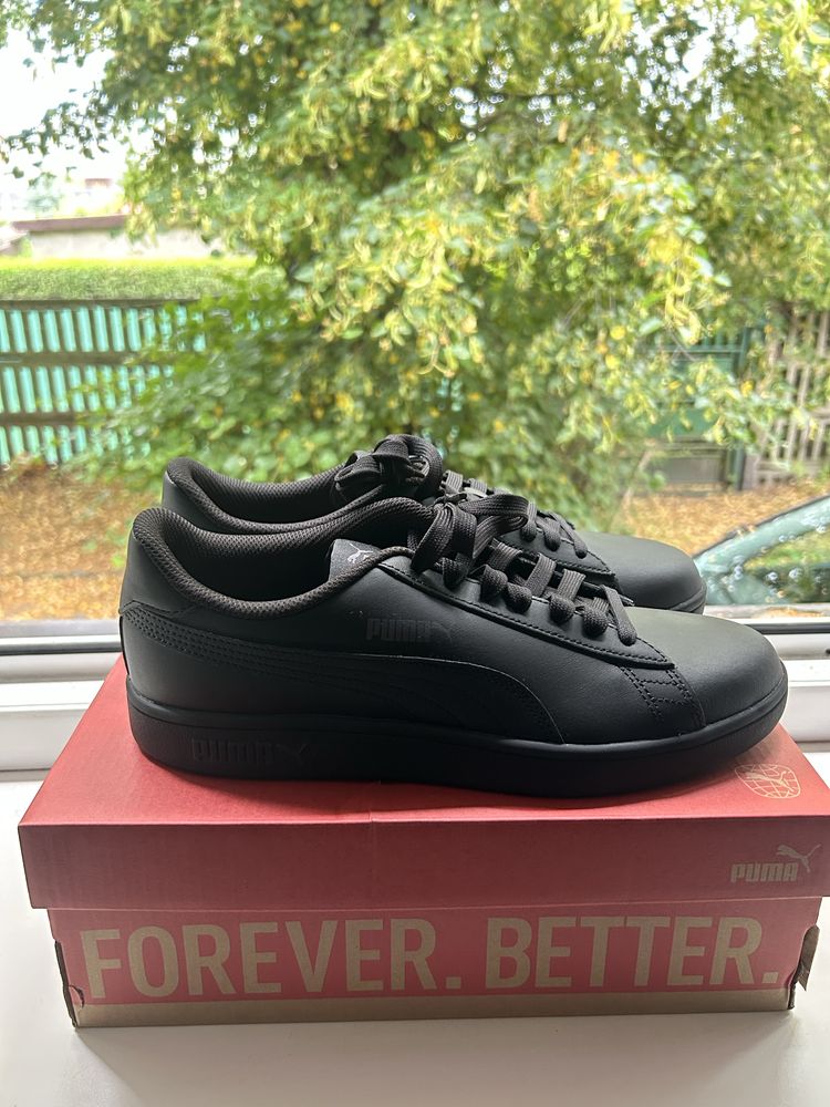 PUMA Smash v2 L Męskie Sneakersy BUTY SPORTOWE czarne r. 40