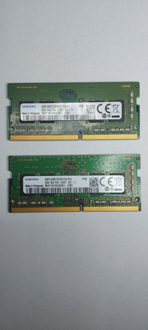 Оперативна пам'ять Samsung  DDR4  8Gb б/в