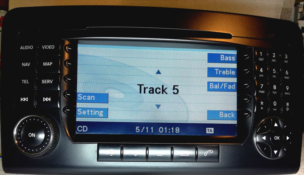 Radio Mercedes  W164 ML X164 GL Bluetooth PL MENU Comand Ntg 2 BE6094