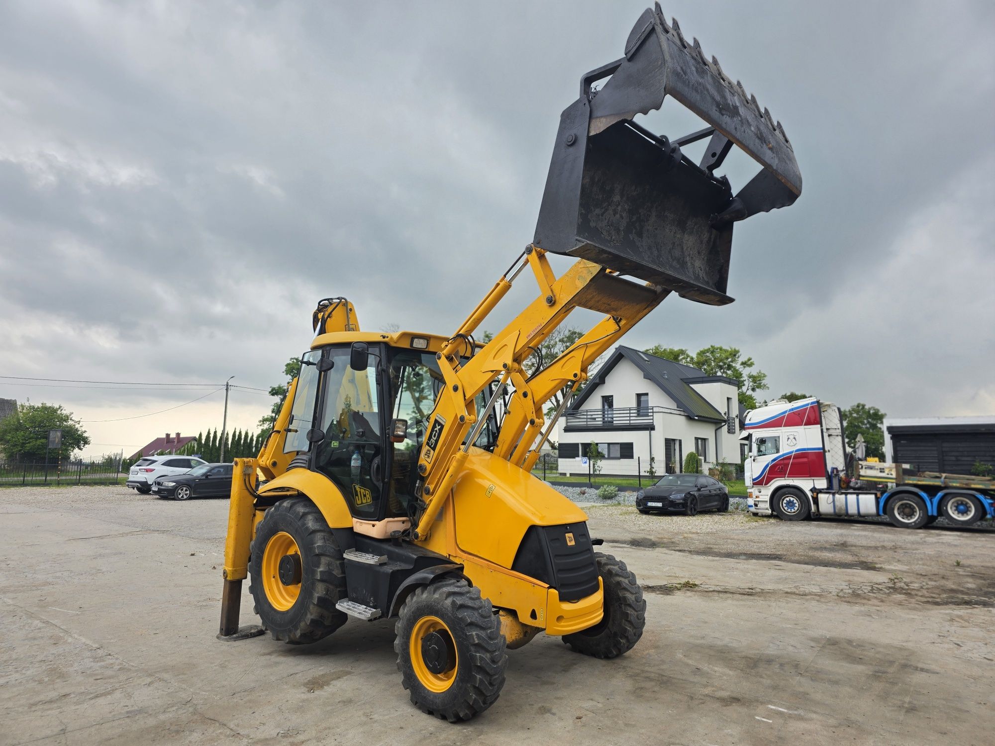 JCB 3CX Sitemaster 4x4 Widły Krokodyl Teleskop Manual Brutto