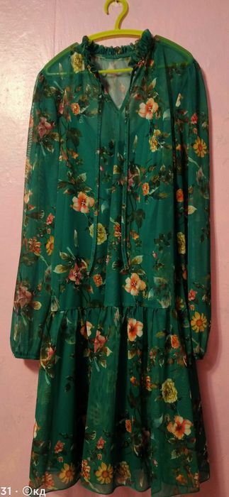 Двойное платье с сеткой