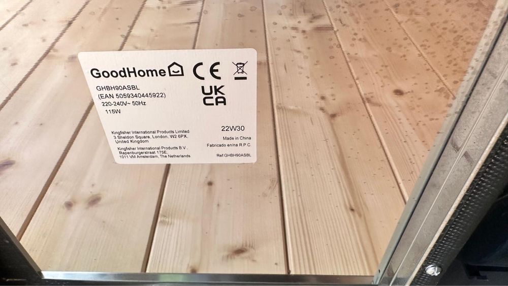 Okap kuchenny z czujnikiem powietrza GoodHome