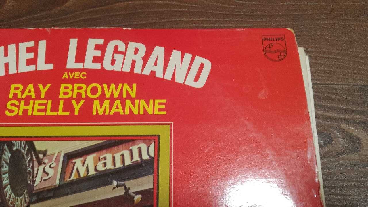 Michel Legrand avec Ray Brown et Shelly Manne - фирменный винил LP