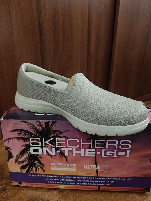 Сліпони жіночі skechers 39р. 26см
 39 розмір (26см устілка), колір беж