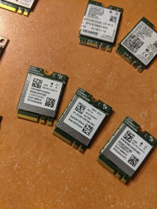 Wi Fi модулі для ноутбука. LTE модулі Intel 8260/8265, QCNFA344A