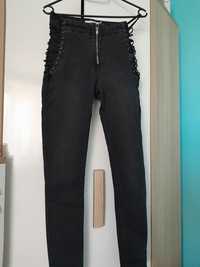 Czarne spodnie damskie