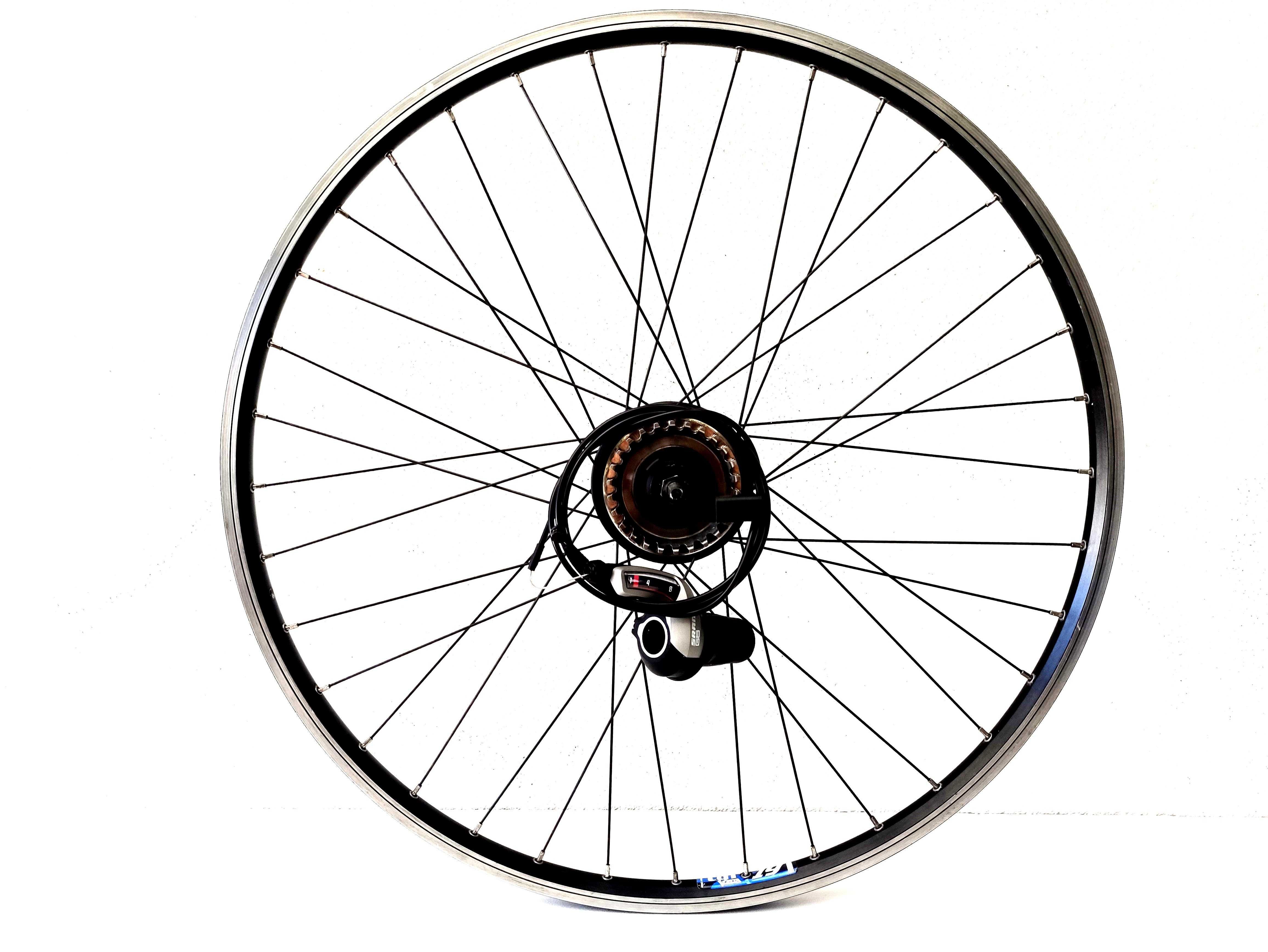 Koło tył SRAM G8 8-biegów w piaście Pasek Vuelta 28'' + Nowa Manetka