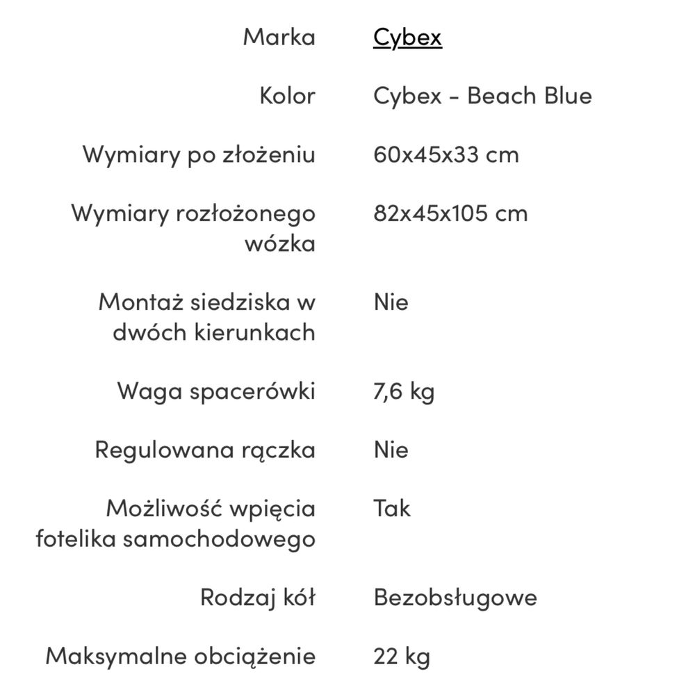 Wózek Cybex Eezy S+2 stan bardzo dobry