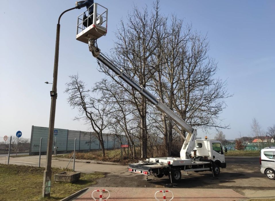 Podnośnik koszowy, zwyżka 20 m WYNAJEM z operatorem