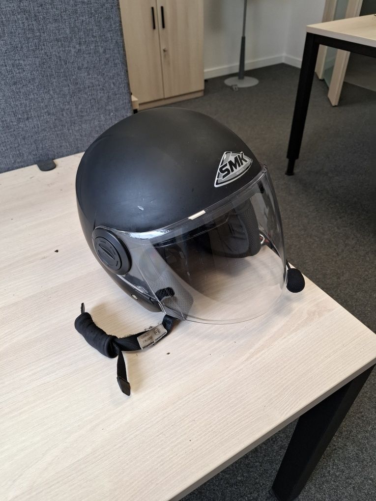 Kask otwarty SMK Cooper  XL z interkomem