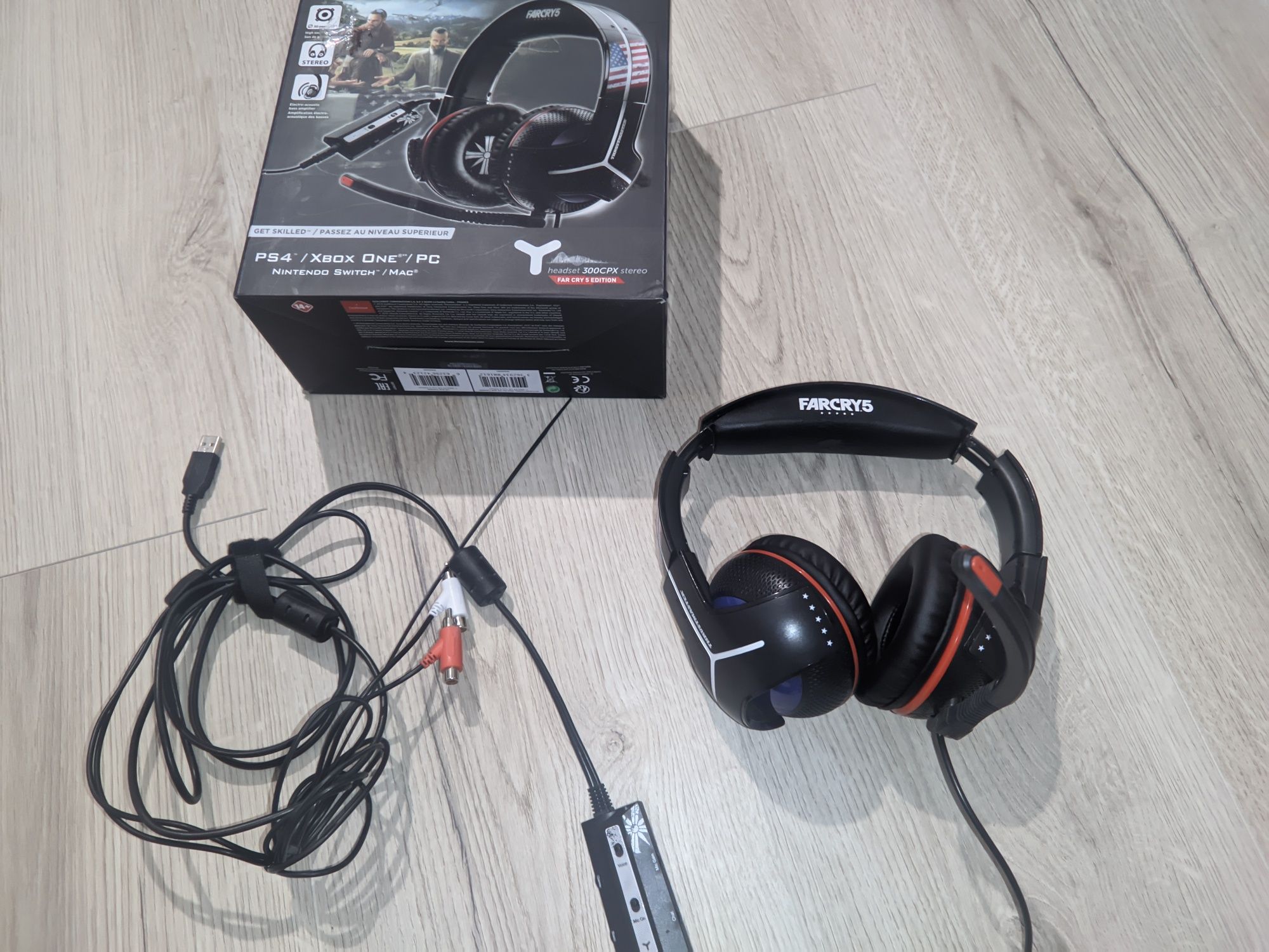 thrustmaster 300CPX far cry 5 headset słuchawki gamingowe PC PS4