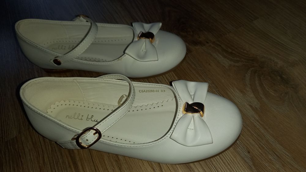 Komunia buciki pantofelki 33 , 21,5 cm