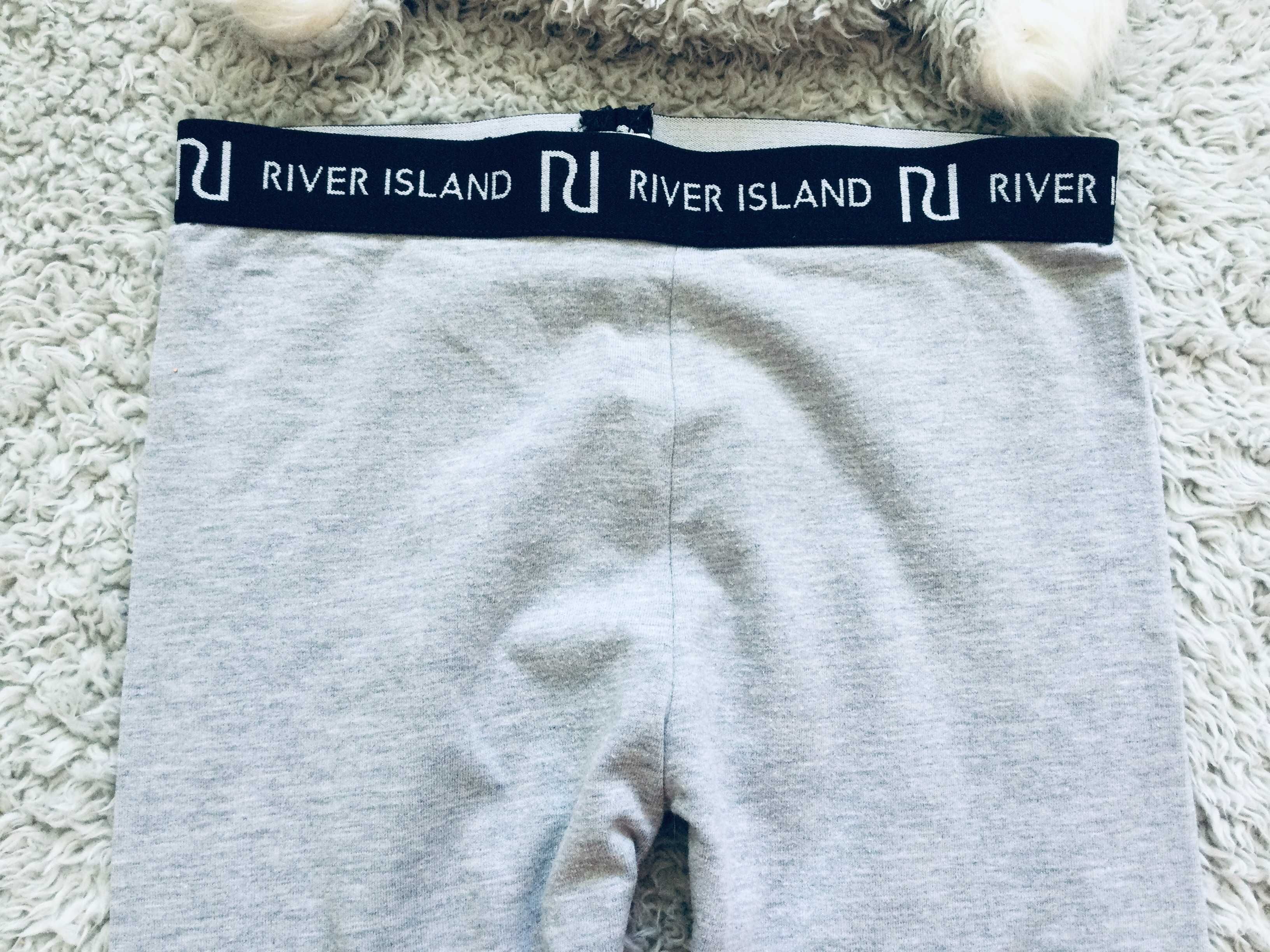 7-8 рок., River Island спортивні лосини з широкою спортивною гумкою