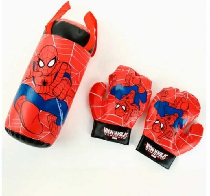Nowy dziecięcy zestaw bokserski Spider-Man – wygodny worek i rękawice