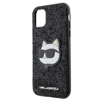 Oryginalne Etui KARL LAGERFELD Glitter Choupette Patch do Iphone 11