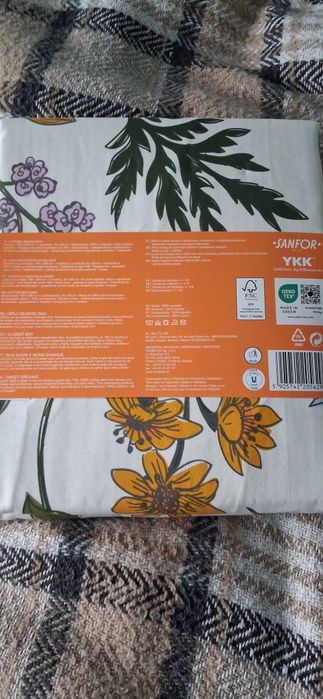 Pościel bawełniana 160 x 200 smukee kwiaty okazja dwustronna