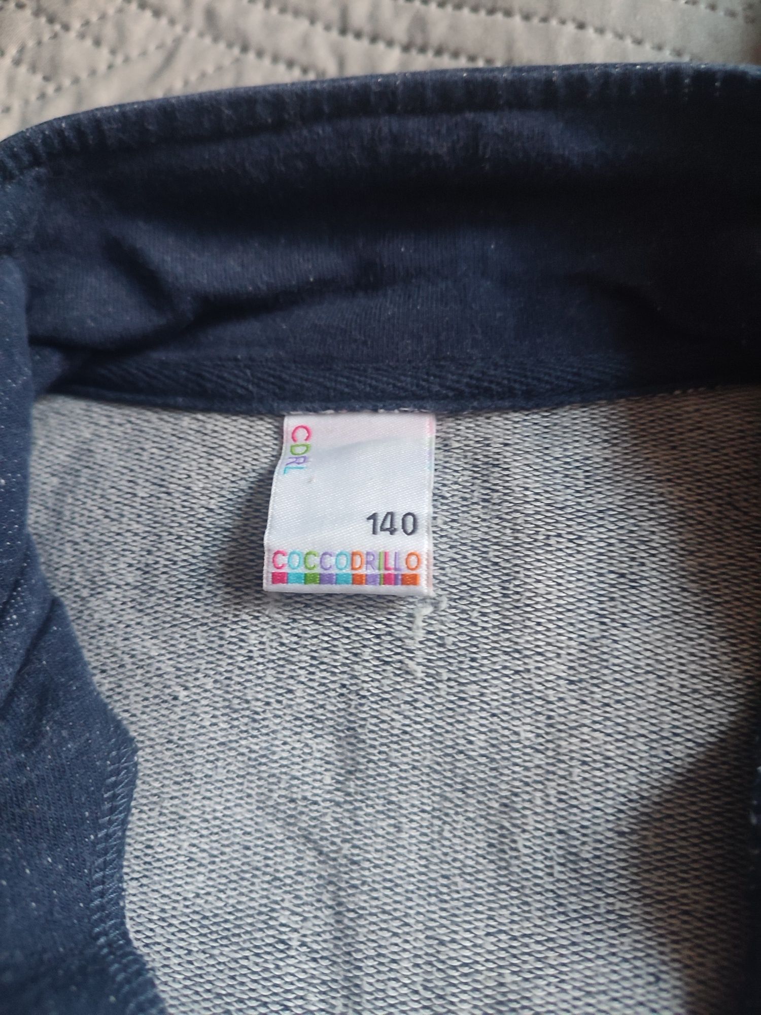 Bluza, kurtka jeansowa Coccodrillo rozmiar 140