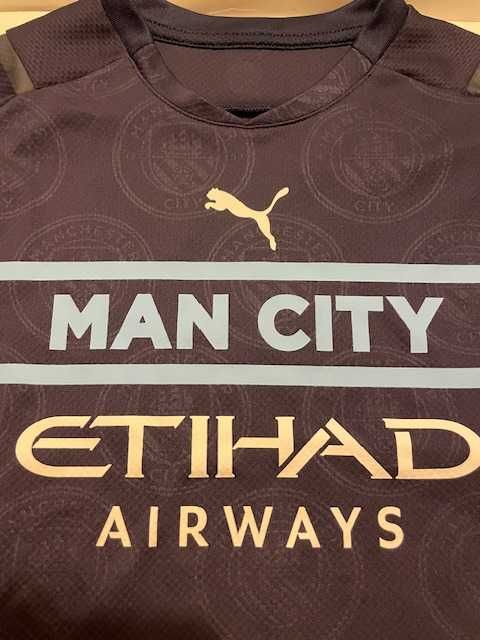 Koszulka piłkarska Manchester City Puma rozmiar S/M młodzieżowe
