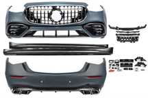 Комплект обвеса body kit бампера пороги Мерседес 223 S 63 AMG хром