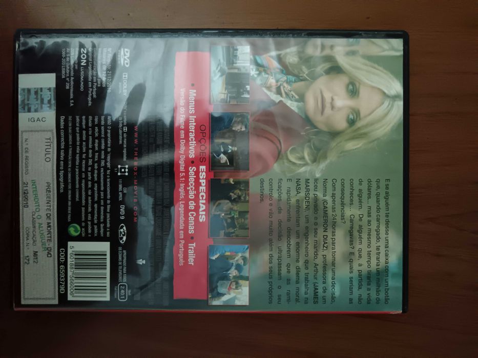 filme dvd original - presente de morte
