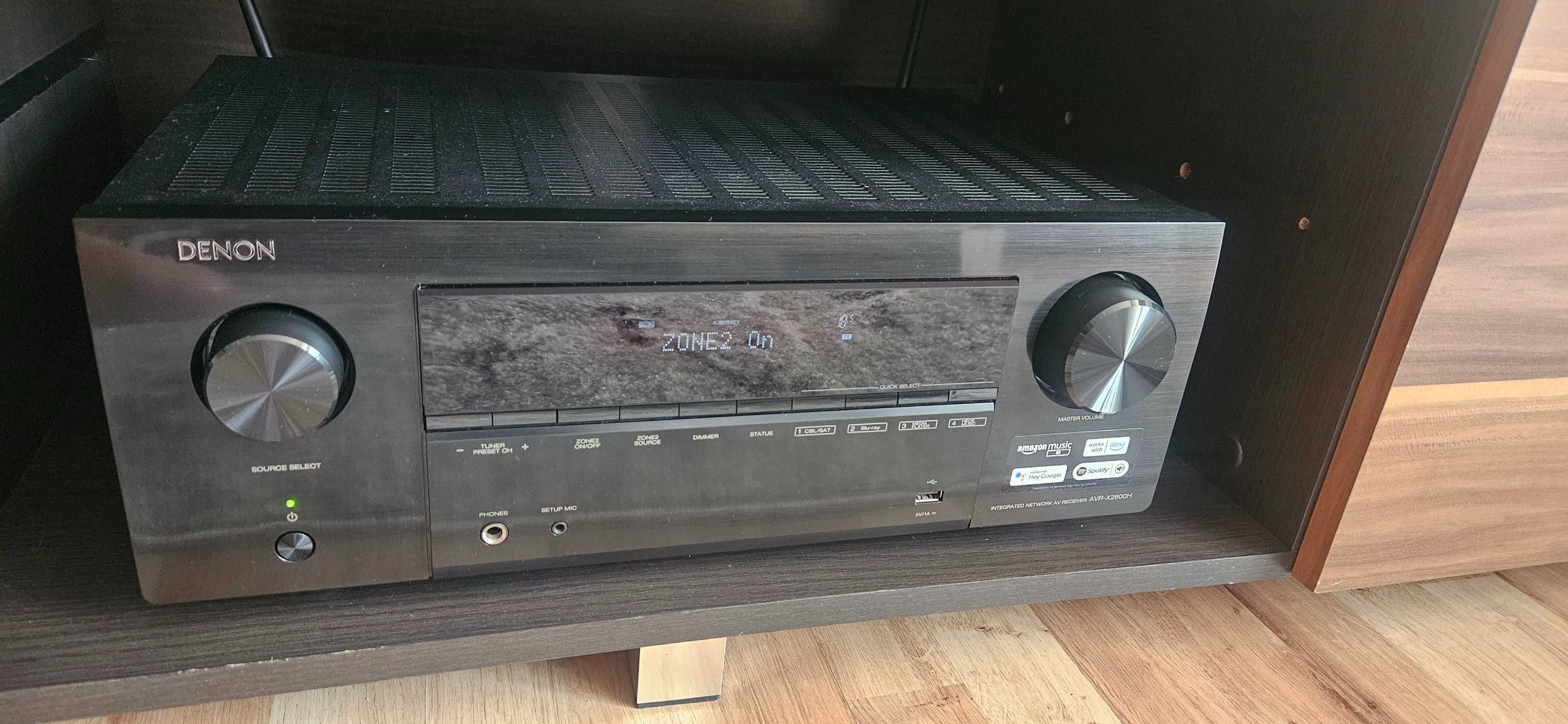 Amplituner Denon AVR-X2800H Stan BDB Gwarancja Komplet