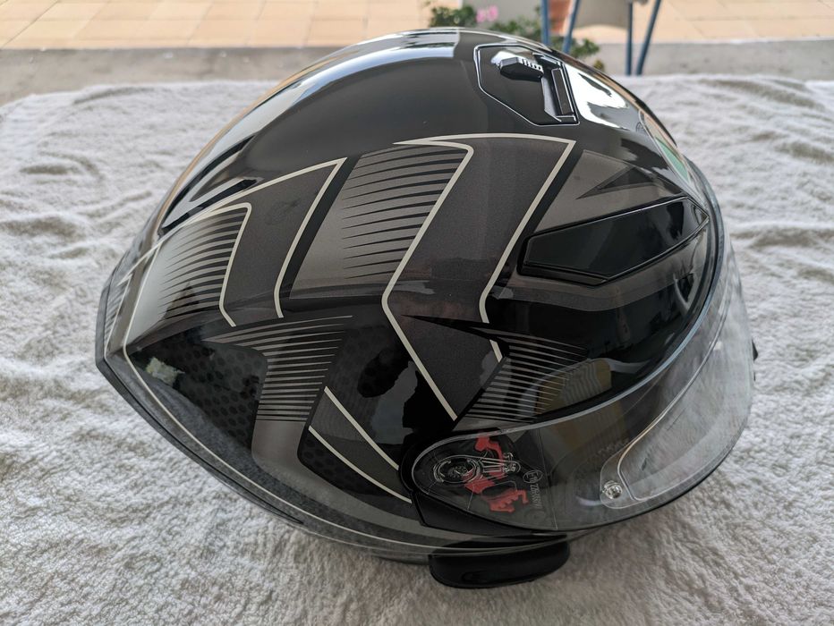 Vendo Capacete AGV K3 SV-S T-XL - c/ Intercomunicador - Como Novo