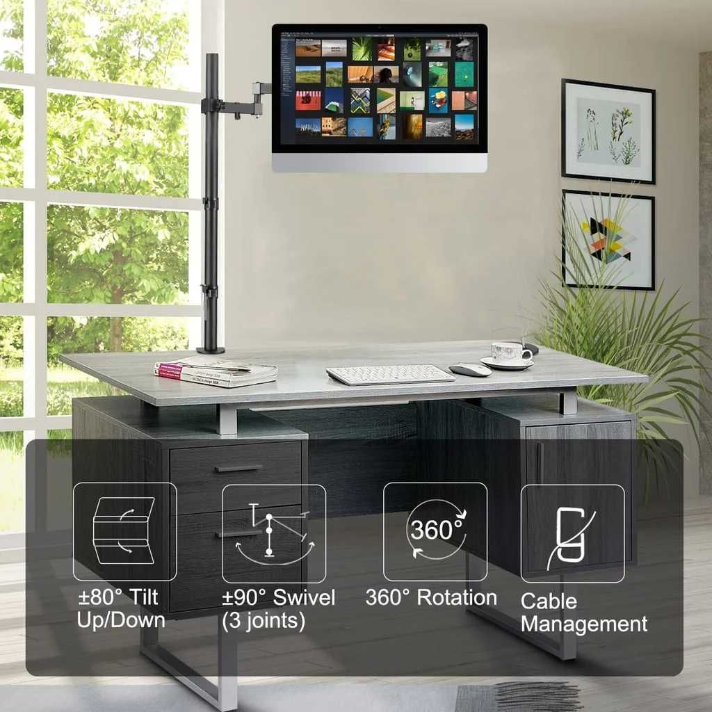 Suporte Monitor Bracwiser 80cm
