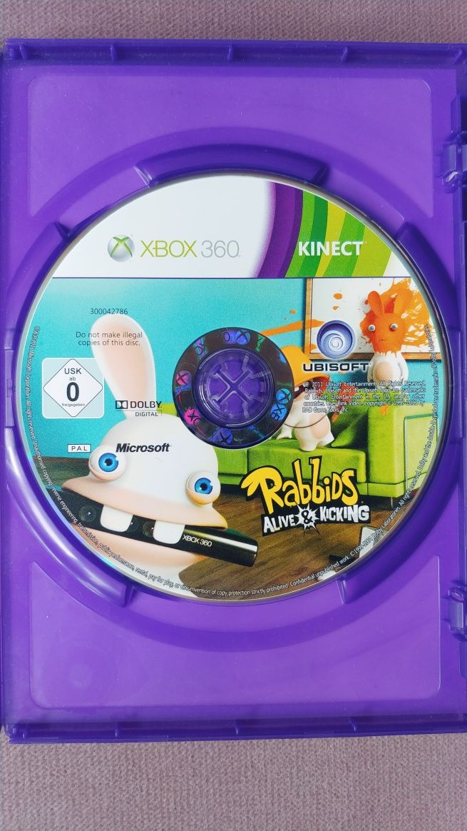 Gra Rabbids Na żywo i w kolorze XBOX 360 Kinect