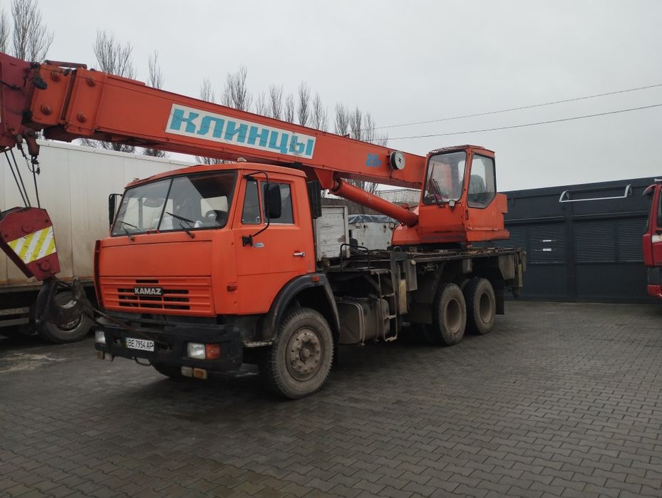 Услуги автокрана 25 тон, кран манипулятор, длинномер Николаев