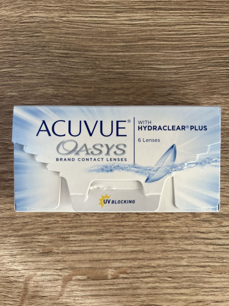 Soczewki Acuvue oasys -0.75 krzywizna 8.4