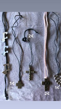 Vários fios e colares